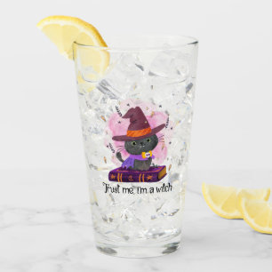 Trust Me I'm A Witch – Witch Cat on Magic Book Glass