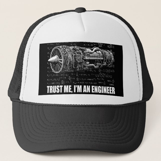 Trust me, I'm an Engineer Trucker Hat (Front)