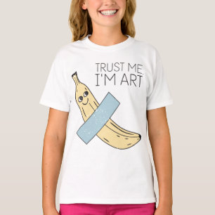 Trust Me I'm Art, Banana with Tape T-Shirt