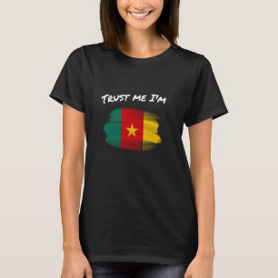 Trust Me I'm Cameroonian - Vintage Cameroon Flag H T-Shirt