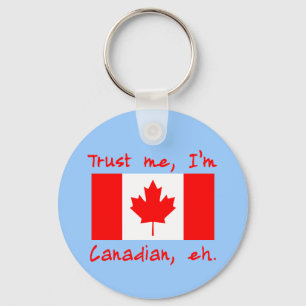 Trust Me I'm Canadian Products Key Ring