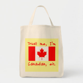 Trust Me I'm Canadian Products Tote Bag