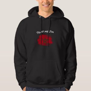 Trust Me I'm Moroccan - Vintage Morocco Flag Pride Hoodie