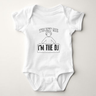 Trust Me I'm The DJ Funny Gift Baby Bodysuit