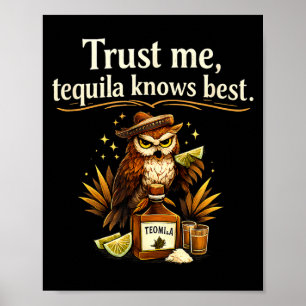 Trust me knows owl party crew poster