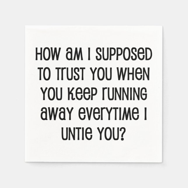 Trust Napkin (Front)