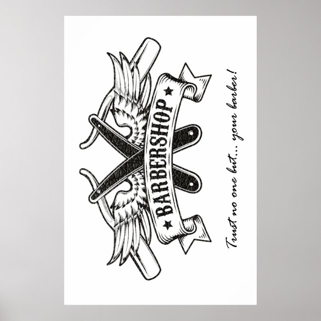 Trust no one but poster (Front)