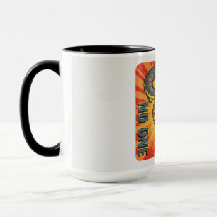 "Trust No One - Retro Snake Handshake Art Mug