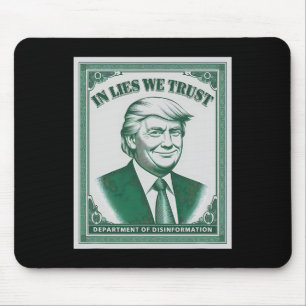 “trust Nobody” - Trump Banknote Parody 2 Mouse Mat