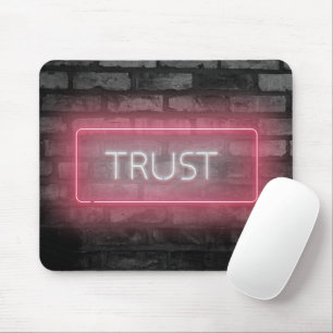 TRUST Pink Neon Sign Mouse Pad