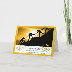 Trust Proverbs 3:5 Bible Verse Greeting Card