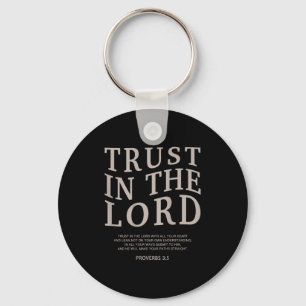 Trust The Lord Christian Faith Bible Verse Scriptu Key Ring