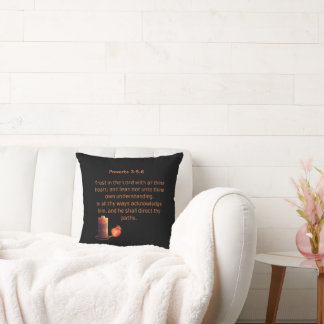 Trust the Lord with all your heart Cushion