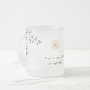 Trust the Magic Frosted Glass Coffee Mug