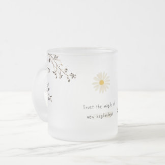 Trust the Magic Frosted Glass Coffee Mug