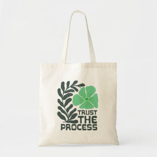 Trust the Process – Floral Inspirational Tote Bag