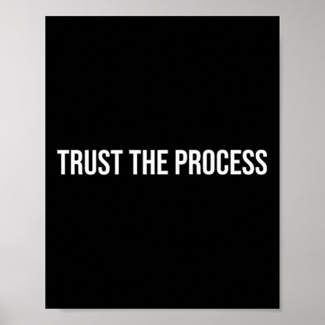Trust The Process, Mental Health Therapy _1  Poster (Front)