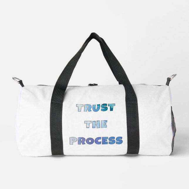 Trust The Process – Mindset Matters  Duffle Bag (Front)