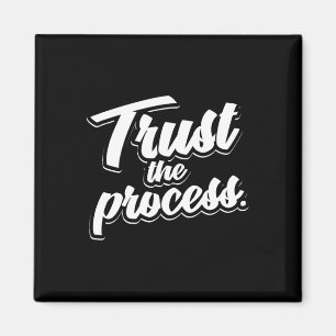 Trust The Process Motivational Quote Workout Gym Magnet