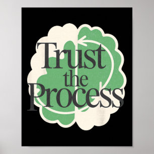 Trust The Process Psychiatry Mental Health Mind Poster