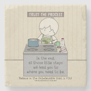 Trust the Process Stone Coaster