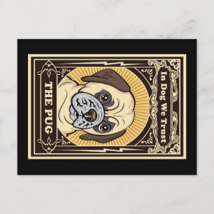 Trust The Pug Postcards