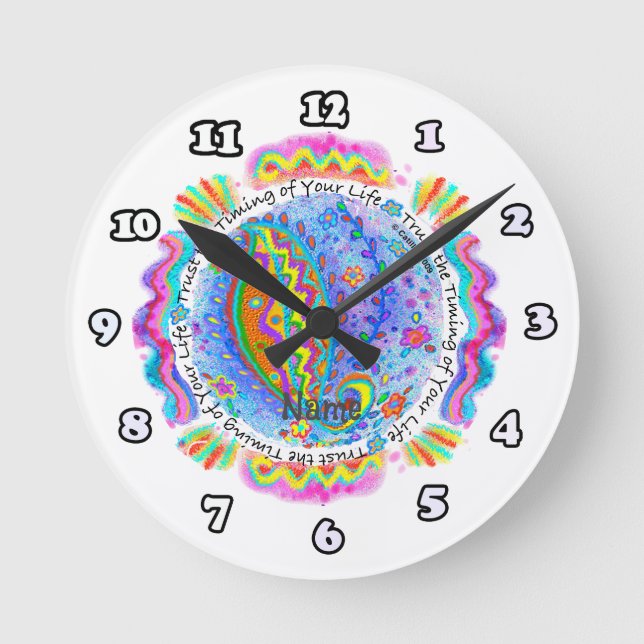 Trust the Timing  Clock (Front)