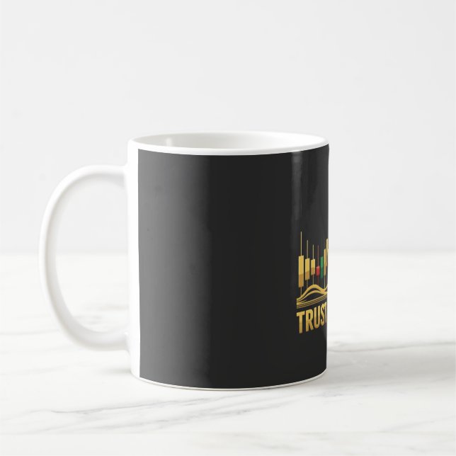 Trust the Trend – Mindset Tee for Traders Coffee Mug (Left)