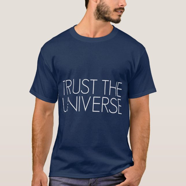Trust The Universe Yoga Fitness  Yoga T-Shirt (Front)