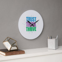 Trust Think Thrive – Motivational Quote Design