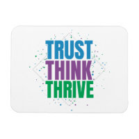 Trust Think Thrive – Motivational Quote Design