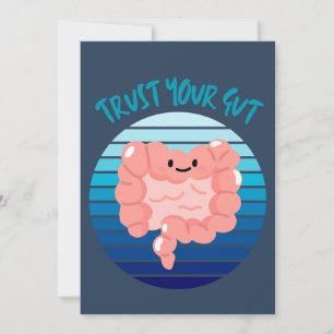 Trust your gut Gastro squad Thank You Card
