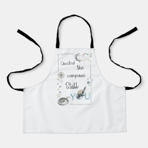 Trust Your Inner Compass. Self Care Afirmation Apron