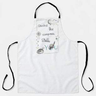 Trust Your Inner Compass. Self Care Afirmation Apron