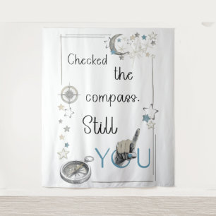 Trust Your Inner Compass. Self Care Afirmation Tapestry