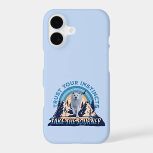 Trust Your Instincts Arctic Wolf Adventure Art