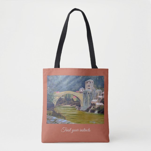 Trust Your Instincts Bridge tote (Front)