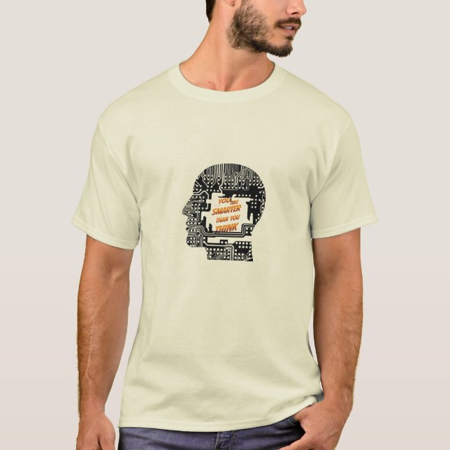 Trust Your Intelligence" Motivational T-Shirt (Front)