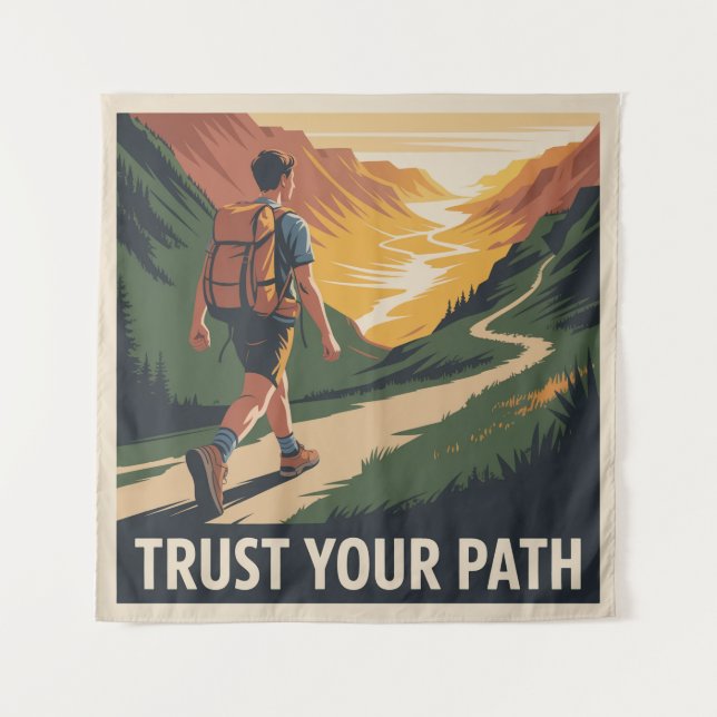 Trust Your Path Tapestry (Front)
