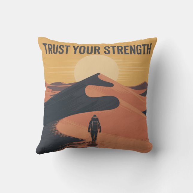 Trust Your Strength Cushion (Back)