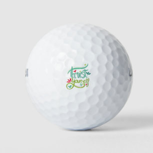 Trust Yourself Golf Balls