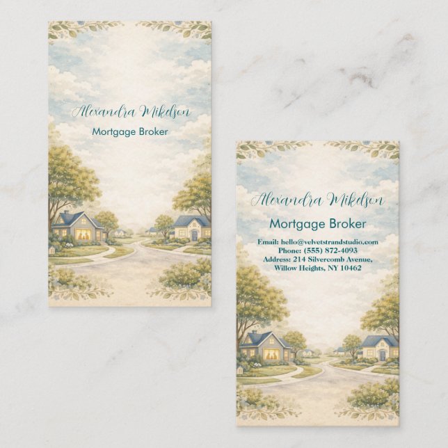 Trusted Insurance Advisor Professional Business  M Card (Front/Back)