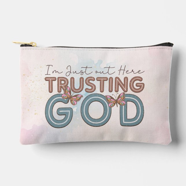 Trusting God Accessory Pouch (Front)