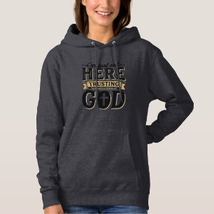 Trusting God Christian Quote Vintage T-Shirt Hoodie