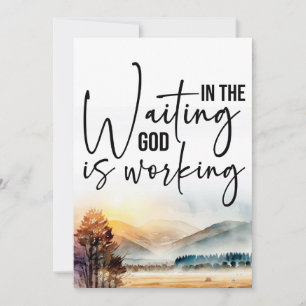 Trusting God's Plan Invitation