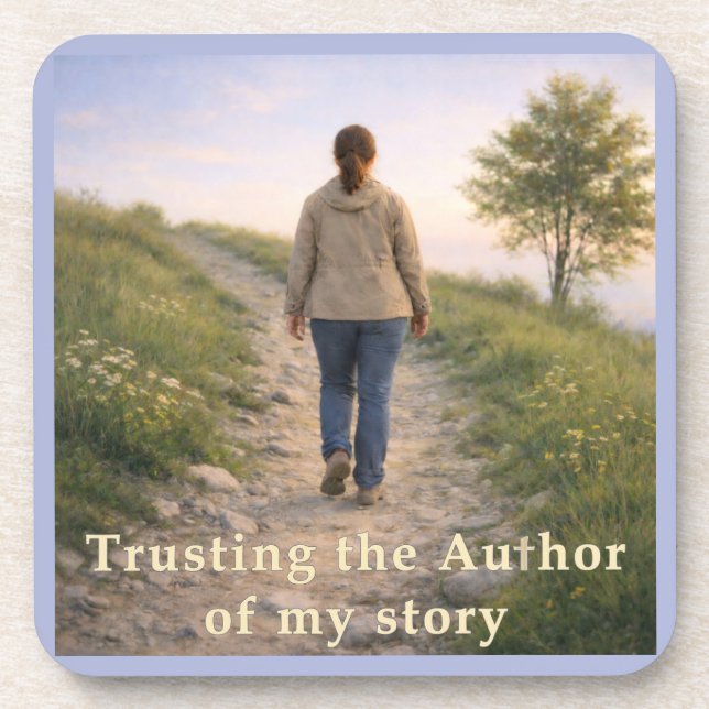 Trusting the Author Coaster (Front)