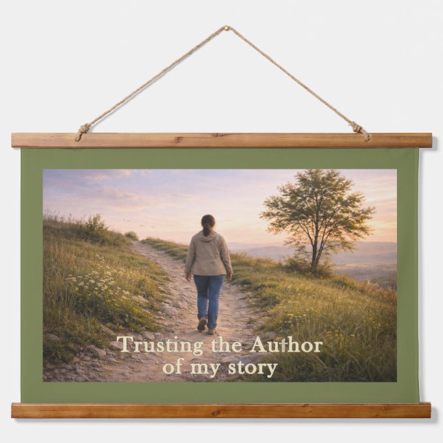 Trusting the Author Hanging Tapestry (Front)