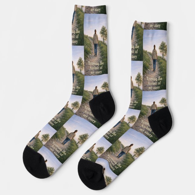 Trusting the Author Socks (Left)