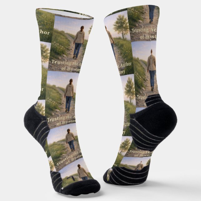 Trusting the Author Socks (Angled)