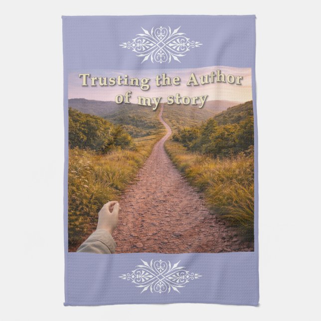 Trusting the Author Tea Towel (Vertical)